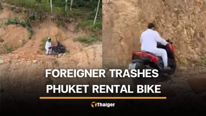 Russian National Criticized for Damaging Rental Motorcycle in Phuket Off-Road Incident