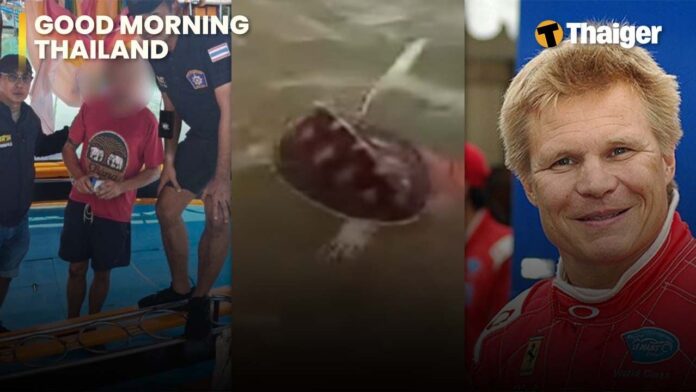 Thailand News: British Driver Arrested in Koh Pha Ngan Hit-and-Run, Sea Turtle Incident in Phuket, Ex-F1 Driver Injured in Bangkok