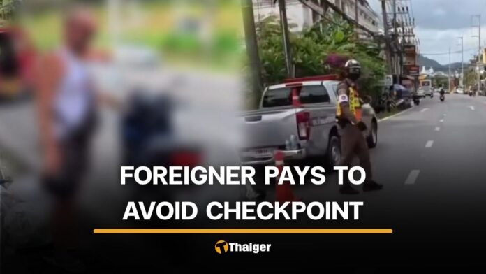 Tourist Under Scrutiny for Paying Local Rider to Navigate Police Checkpoint in Phuket