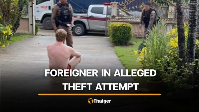 Phuket Police Apprehend Foreign Man After Disturbance and Attempted Theft
