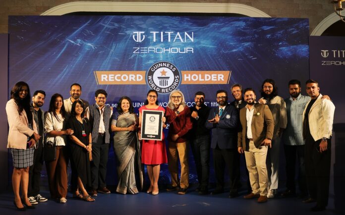 Titan Watches Achieves Guinness World Record for Deepest Underwater Photoshoot