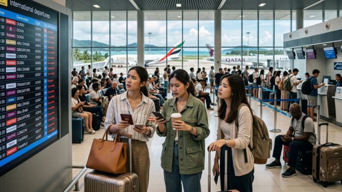 Travel Disruptions Leave 5,000 Tourists Stranded in Phuket Amid Gulf Hub Failures