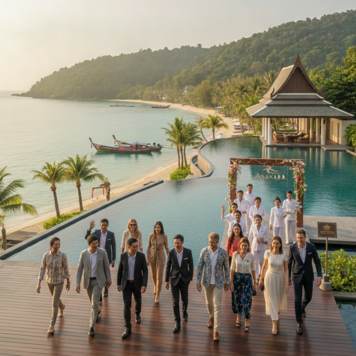 Anantara Hotels & Resorts Ranked Among World's Top 5 Hotel Brands — AI-generated illustration
