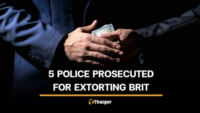 Five Thai Police Officers Convicted of Extorting British Fugitive
