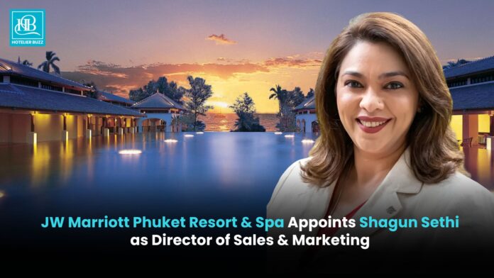 JW Marriott Phuket Resort & Spa Welcomes Shagun Sethi as New Sales & Marketing Director