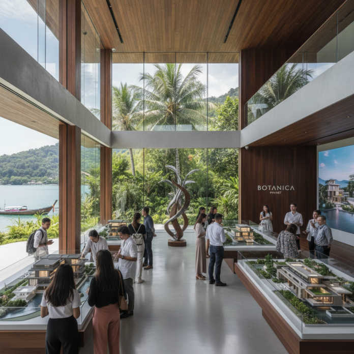 New Botanica Sales Gallery in Phuket Showcases Innovative Design — AI-generated illustration