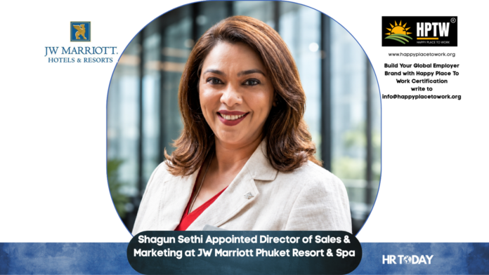New Sales & Marketing Director Appointed at JW Marriott Phuket Resort & Spa