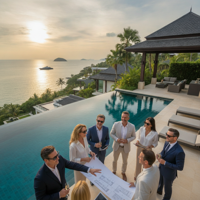 Phuket Emerges as a Key Player in Luxury Real Estate Market — AI-generated illustration