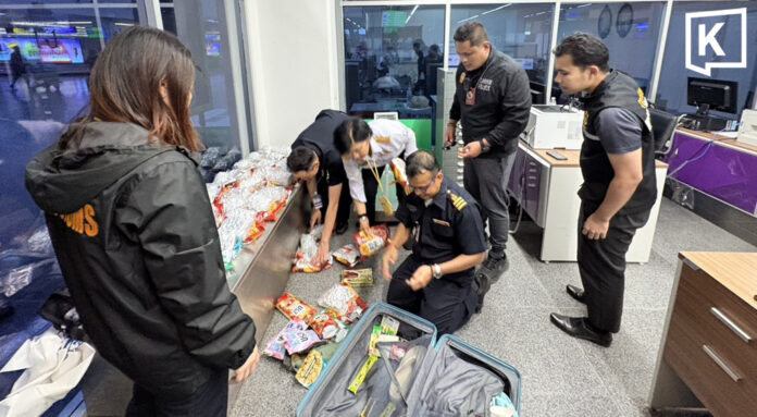 Russian National Detained at Phuket Airport for Cannabis Smuggling