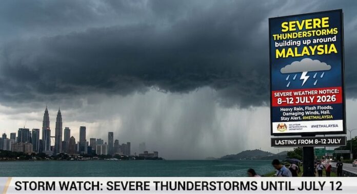 Severe Thunderstorms Forecast for Malaysia, Potential Impact on Phuket Waters