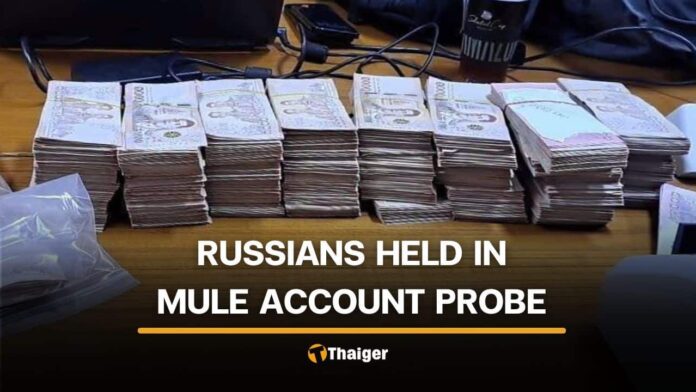Two Russians Arrested in Phuket for Handling Over 5.4 Million Baht from Scam Accounts