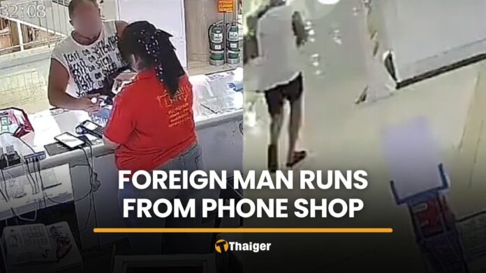 Foreign Man Flees Patong Phone Shop After Unpaid Repair Bill