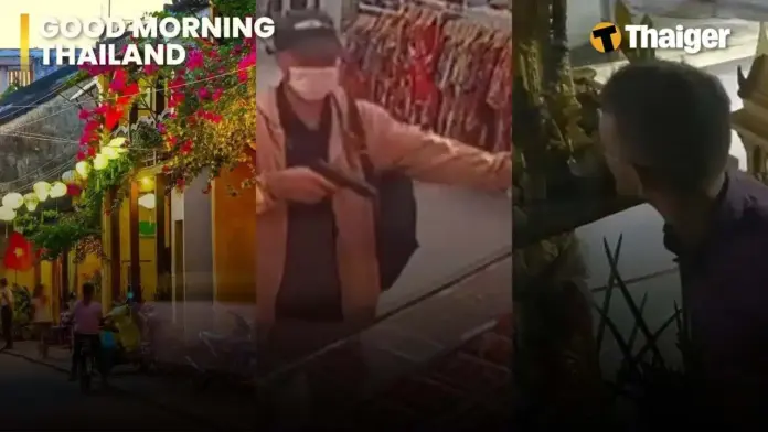 Foreigner Caught on Camera Taking Offerings from Phuket Spirit Houses