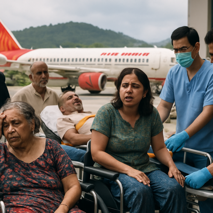 Investigation Ongoing into Air India Flight's Sudden Altitude Loss — AI-generated illustration