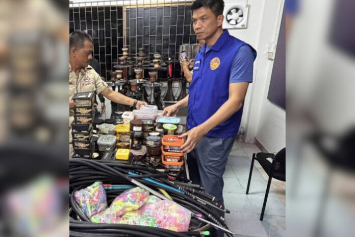 Phuket Authorities Close Down Illegal Hookah Shop