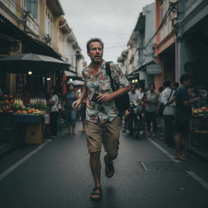 Alabama Man Flees to Thailand Amid Child Abuse Charges — AI-generated illustration