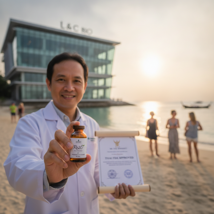 L&C Bio's 'Re2O' Receives Thai FDA Approval, Aiming for ASEAN Market — AI-generated illustration