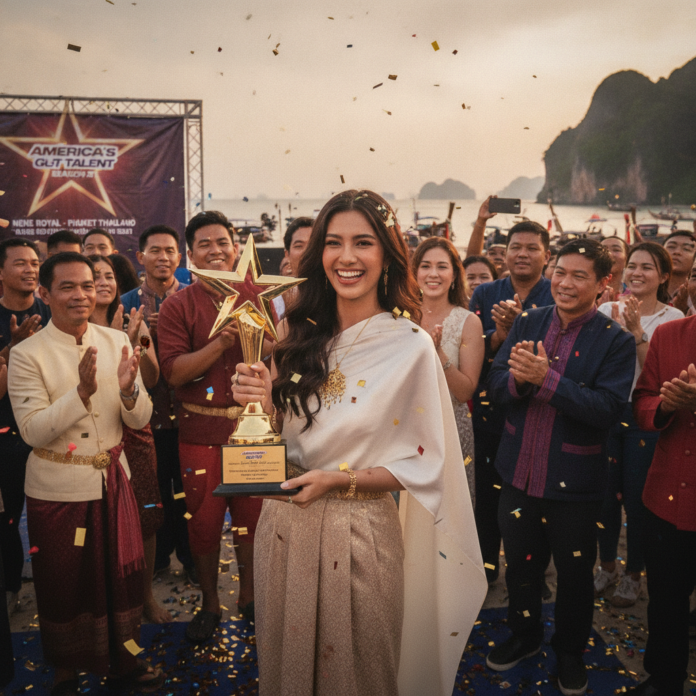 Nene Royal from Phuket Wins America's Got Talent Season 21 — AI-generated illustration