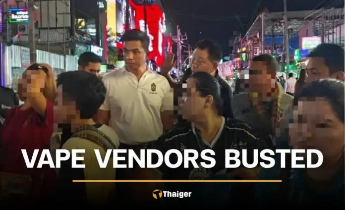 Phuket Officials Respond to Vape Raid and Arrests on Bangla Road