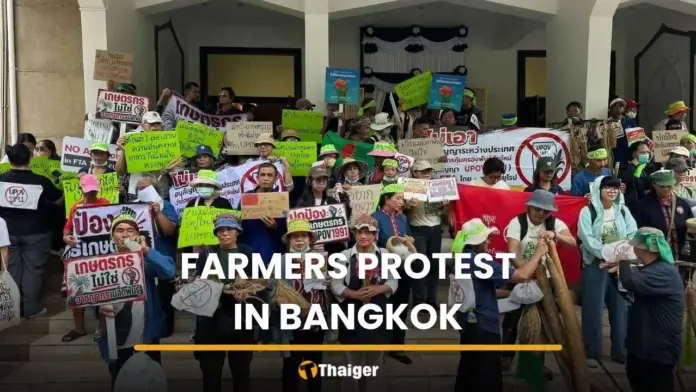 Thai Farmers Protest Seed Laws Ahead of EU Trade Talks in Phuket