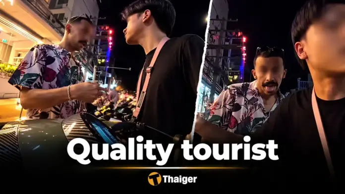 Tourist Dispute Over 40 Baht Fare Captured in Viral Video