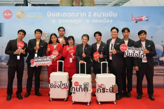 AirAsia Restarts Direct Flights to Phuket from Suvarnabhumi Airport