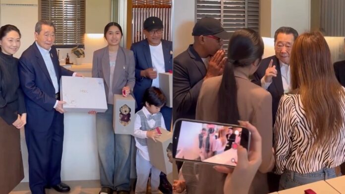 CP Group Chairman Gifts Gold Buddha to Phuket's Nene Royal Amid Condo Celebration