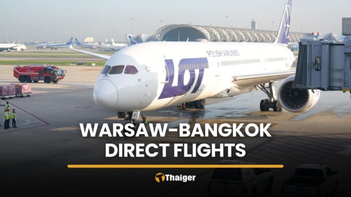 Direct Flights from Warsaw to Bangkok Launched to Boost Polish Tourism in Thailand