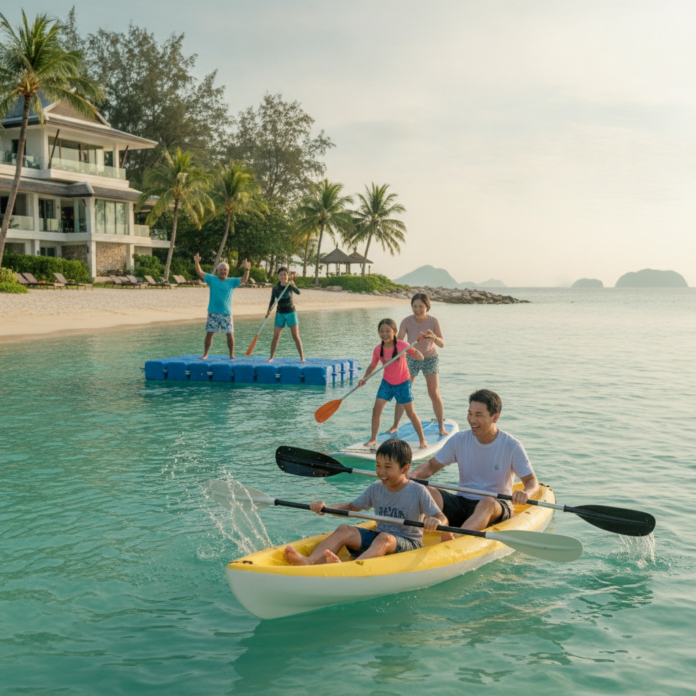 Discover Active Family Holidays at Club Med Resorts in Phuket — AI-generated illustration