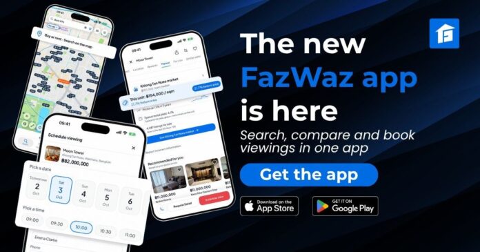 FazWaz Launches App to Streamline Property Search in Thailand