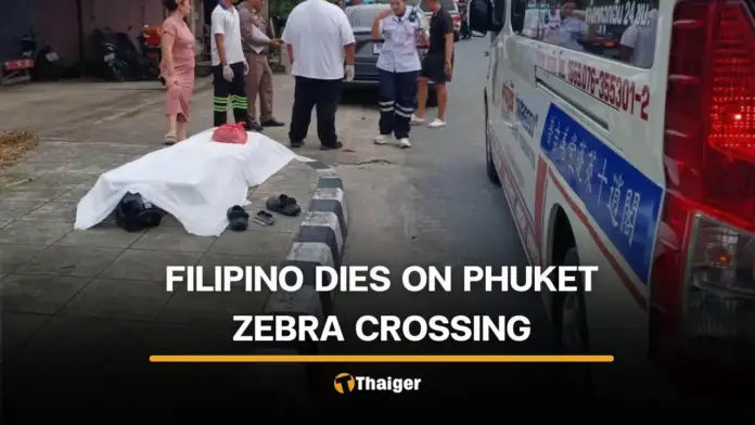 Filipino motorcyclist dies in Phuket collision while yielding to pedestrians