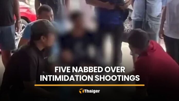 Five Arrested in Krabi for Drug Debt-Related Shootings