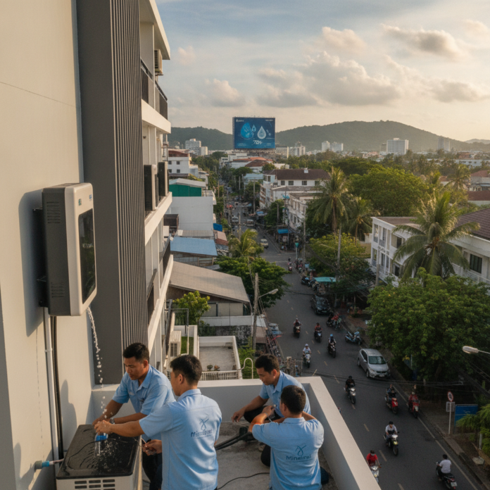 Minairal Achieves Over 700 Installations of Air-to-Water Systems in Thailand — AI-generated illustration