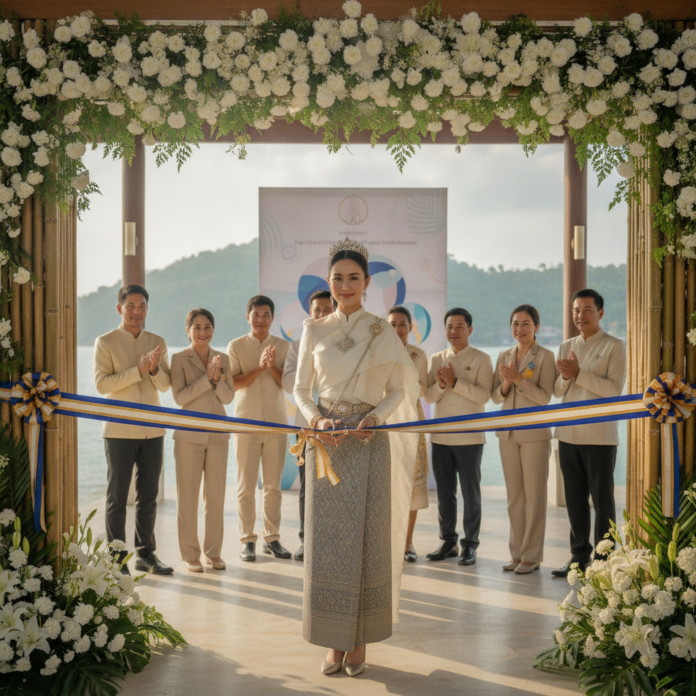 Queen Suthida to Inaugurate Global Wellness Summit 2026 in Phuket — AI-generated illustration