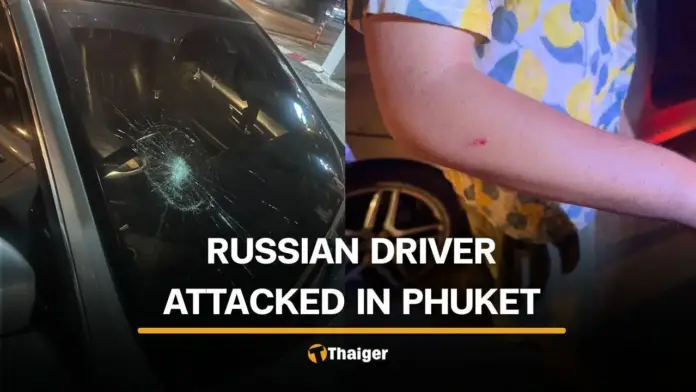 Russian Man Injured in Road Rage Incident Involving Pickup Driver in Phuket